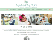 Tablet Screenshot of mamamoondoula.com